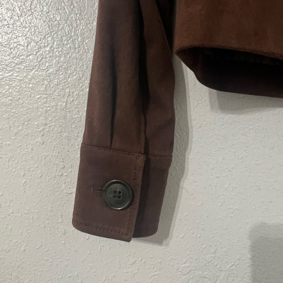 Banana Republic Dark Brown Suede Fringe Jacket - Picture 11 of 13